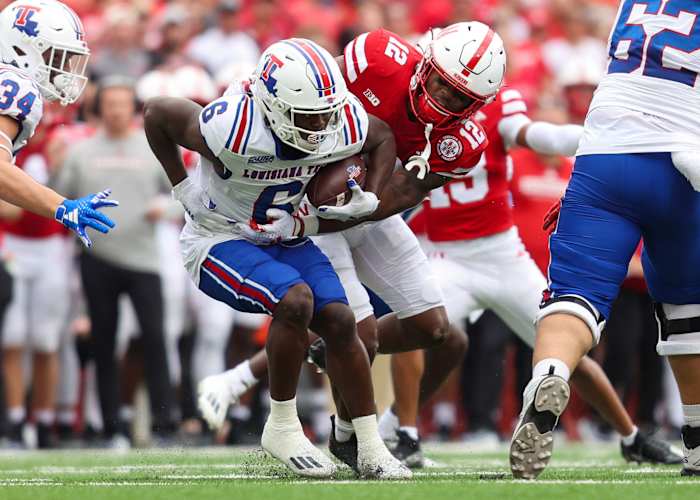 Brown Omar Brown 2023 Nebraska football vs Louisiana Tech